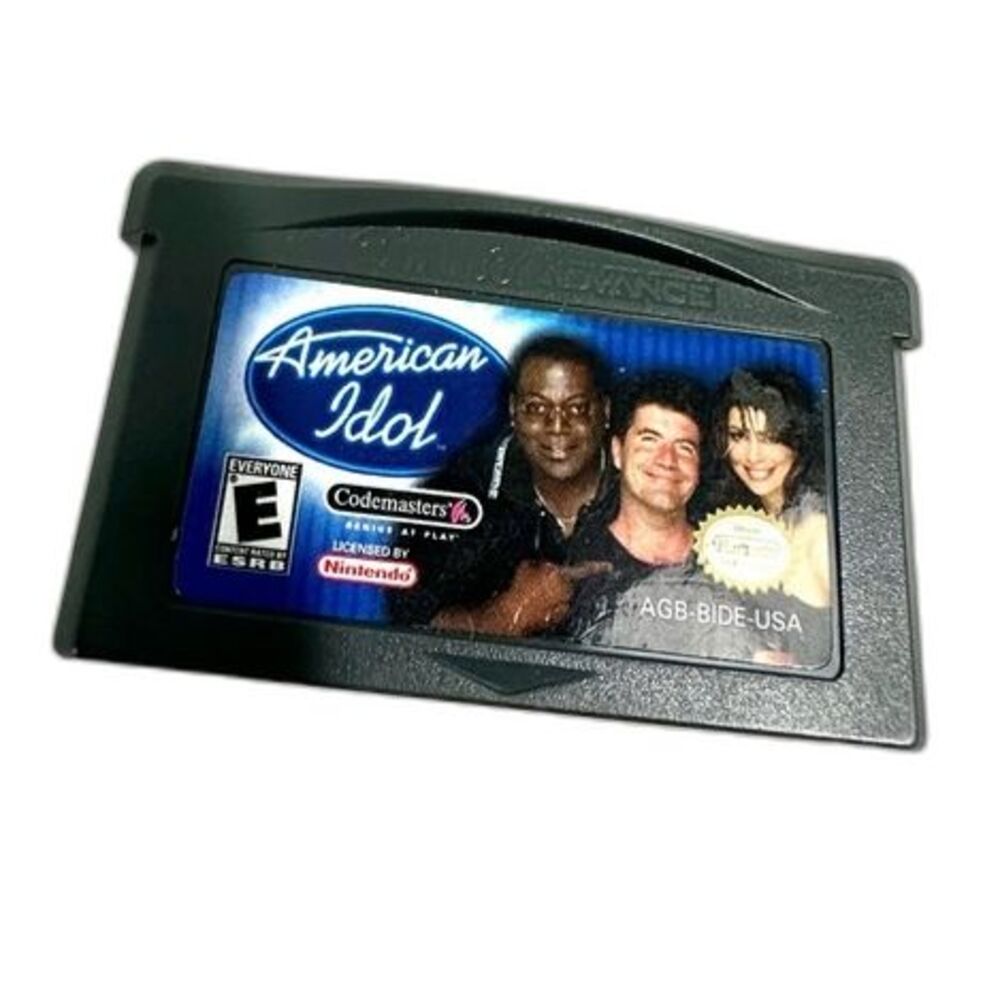 Nintendo Game Boy Advance American Idol Game Simon Randy Paula Kids